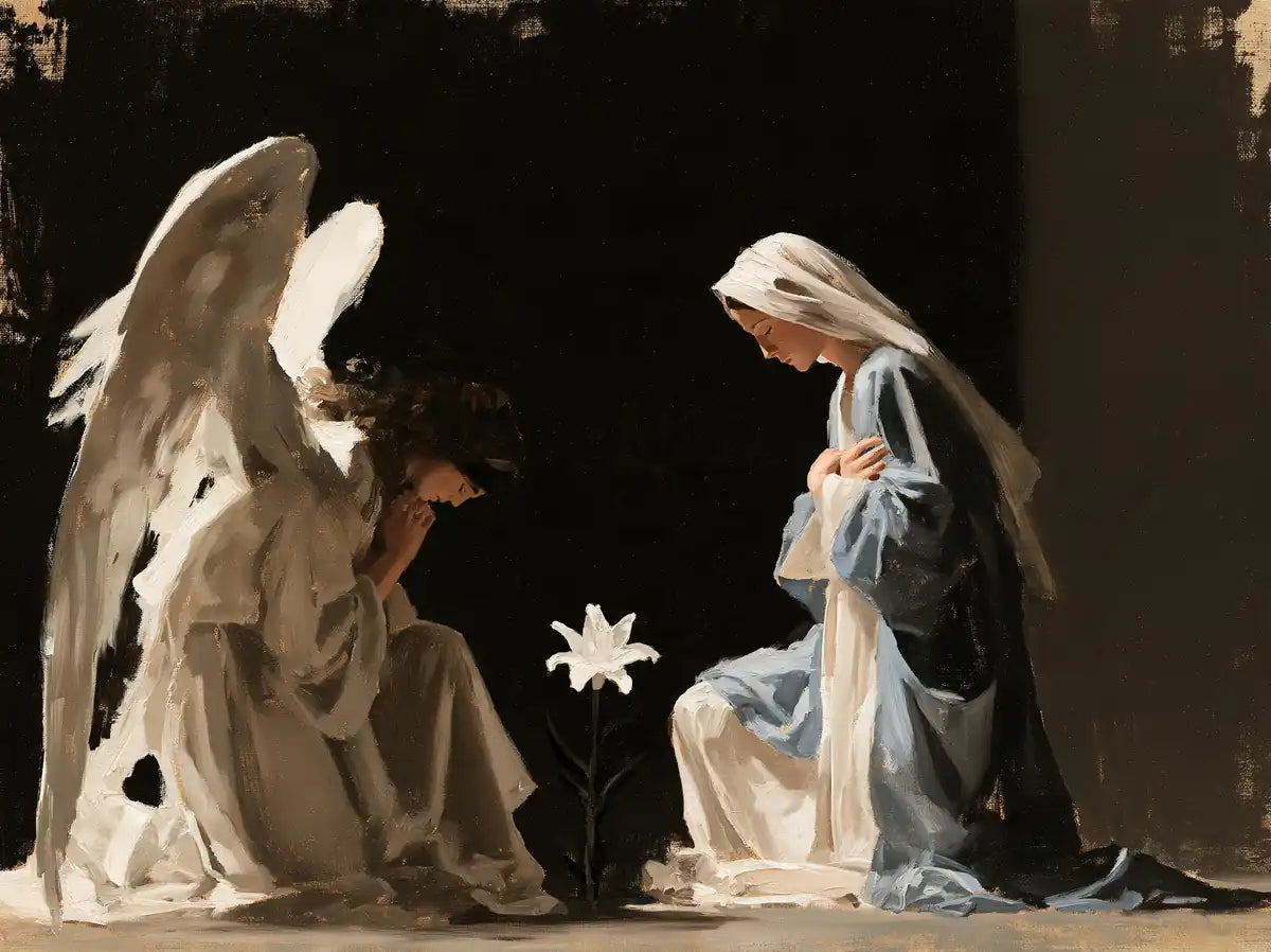 The Annunciation - Contemporary Minimalism - Christian artwork collection