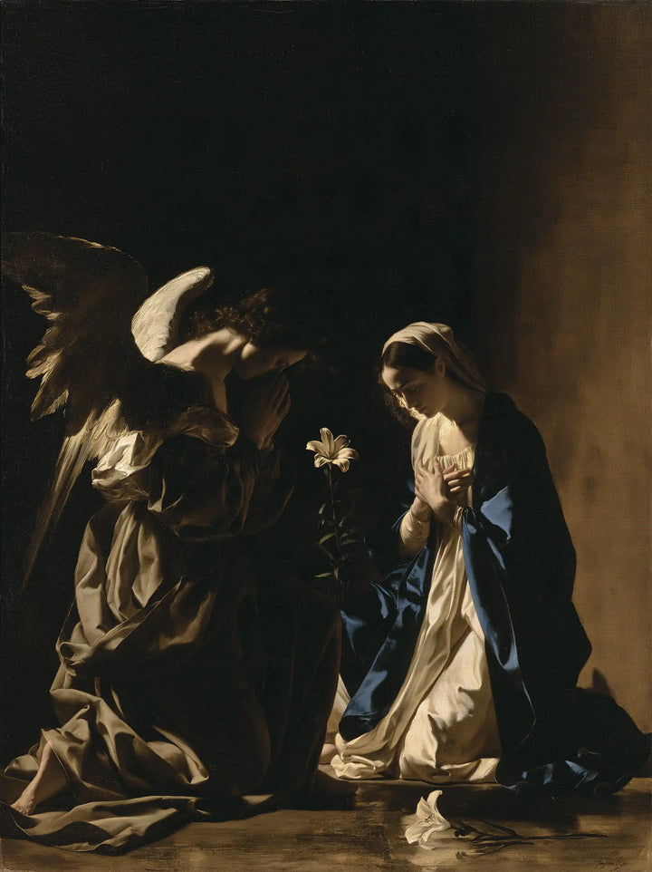 The Annunciation - Black and Gold · Portrait n° 18