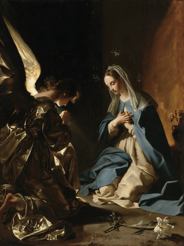 The Annunciation - Black and Gold · Portrait n° 19
