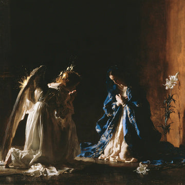 The Annunciation - Black and Gold · Square n° 3