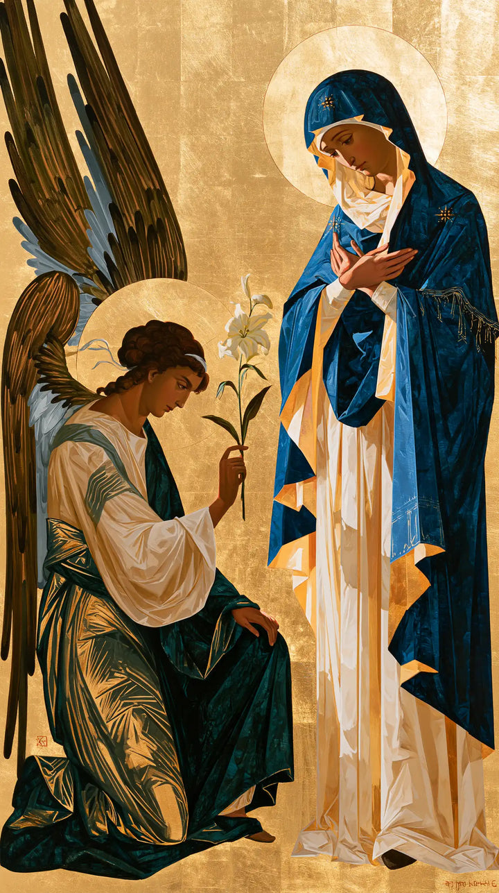 The Annunciation - Contemporary Byzantine · Portrait n° 8