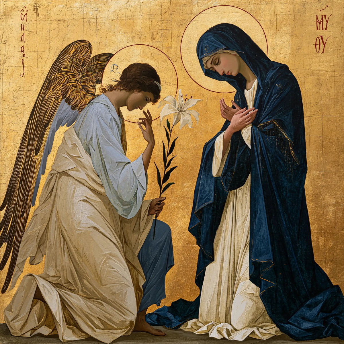 The Annunciation - Contemporary Byzantine · Square n° 7