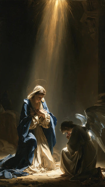 The Annunciation - Divine Light Descending upon Mary · Portrait n° 2