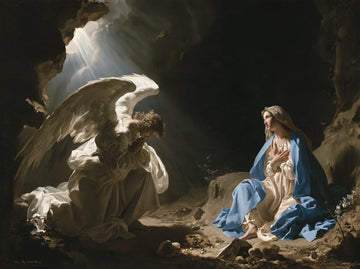The Annunciation - Gabriel in Radiant Light · Landscape n° 3