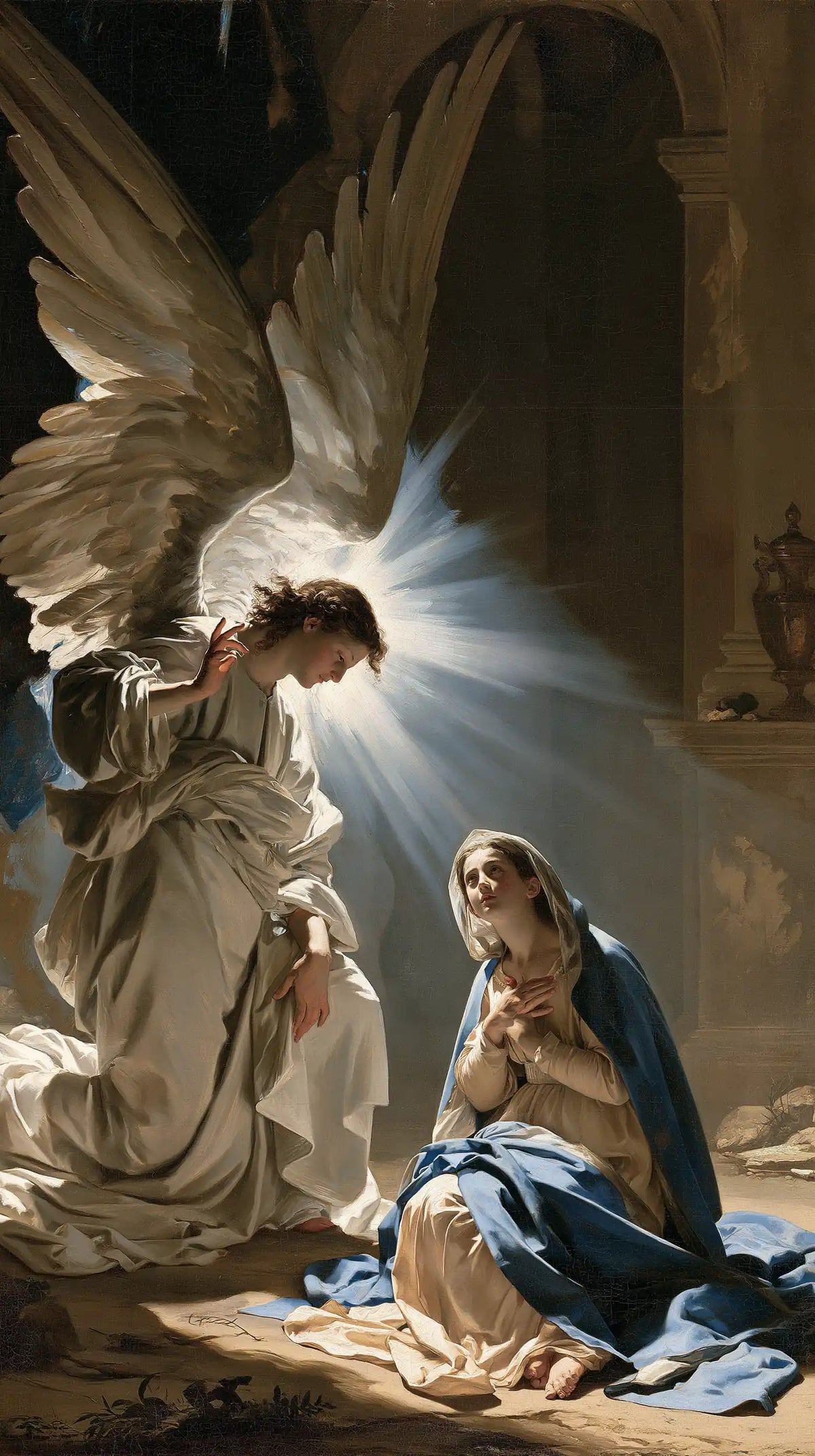 The Annunciation - Gabriel in Radiant Light · Portrait n° 4