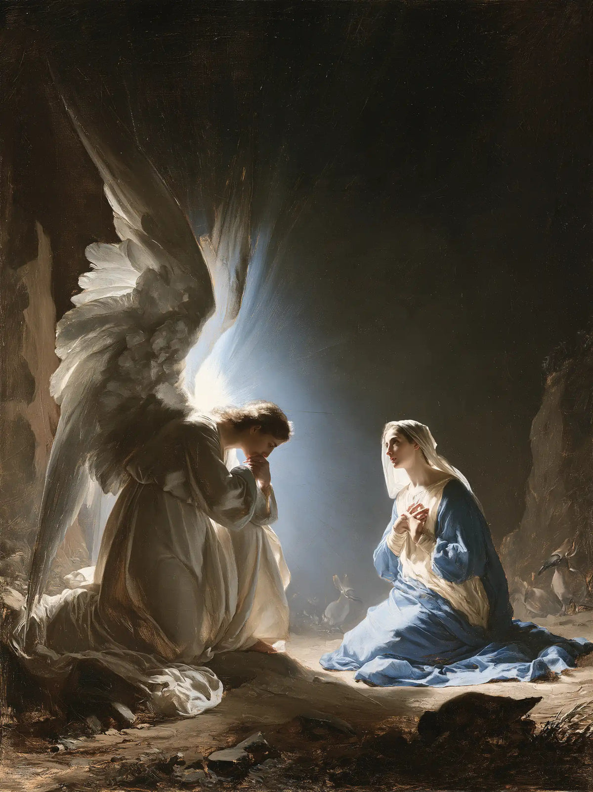 The Annunciation - Gabriel in Radiant Light · Portrait n° 17