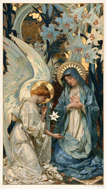 The Annunciation - Sacred Art Nouveau · Portrait n° 4