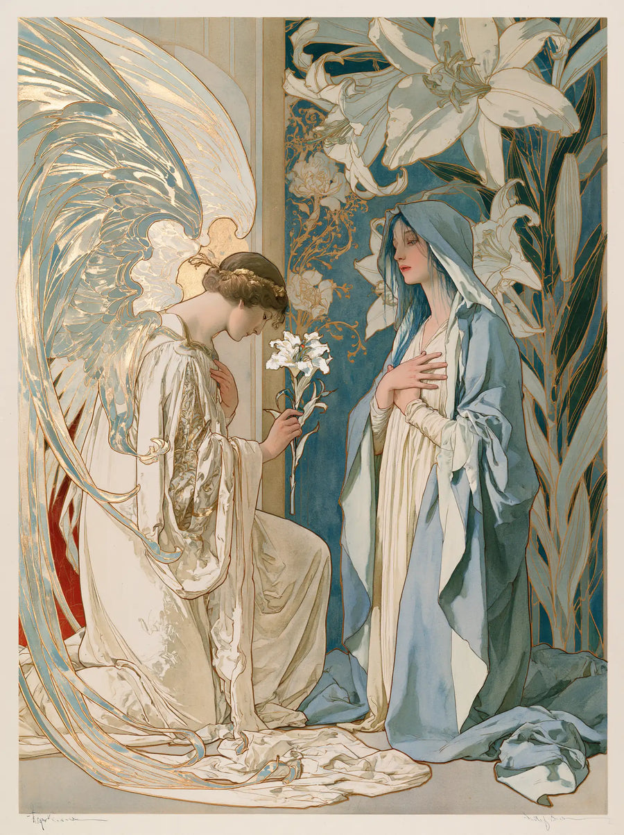 The Annunciation - Sacred Art Nouveau · Portrait n° 16