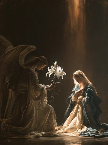 The Annunciation - The White Lily as Symbol · Portrait n° 11