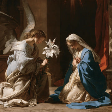 The Annunciation - The White Lily as Symbol · Square n° 3