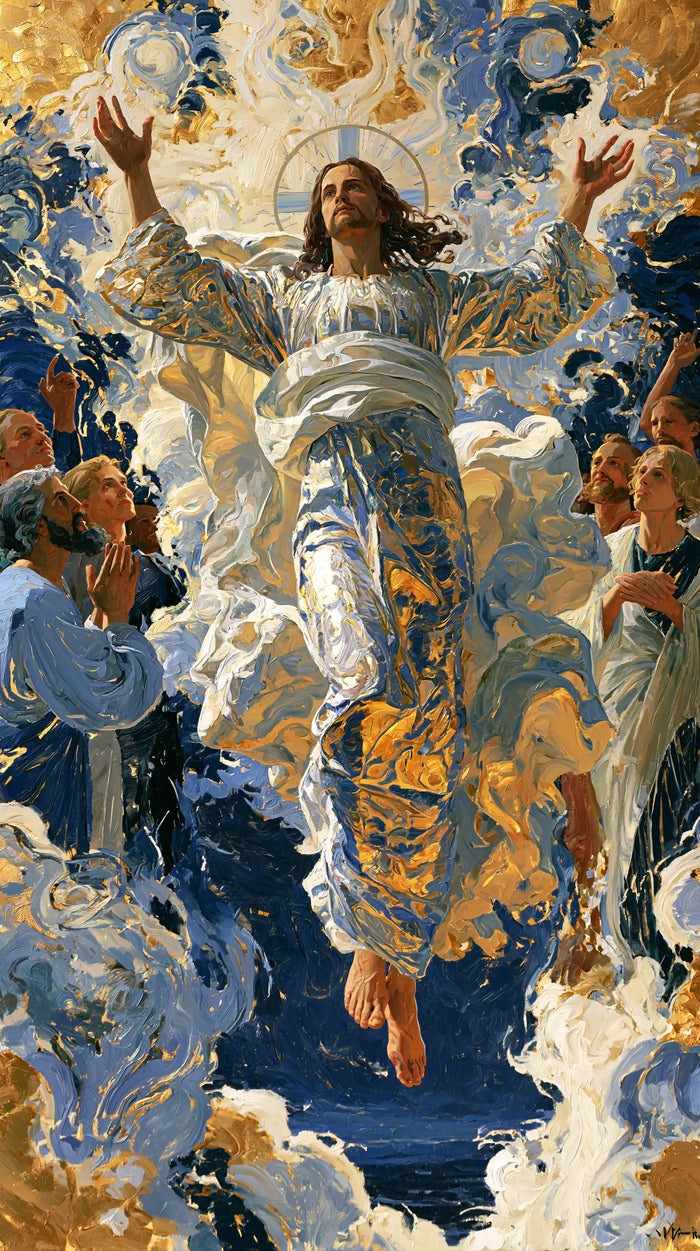 The Ascension of Jesus Christ - Expressionist · Portrait n° 7
