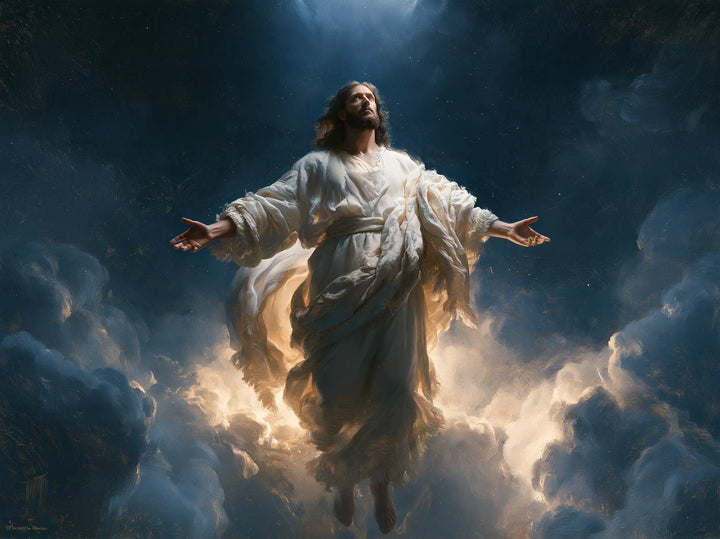The Ascension of Jesus Christ - Midnight Blue Chiaroscuro · Landscape n° 2