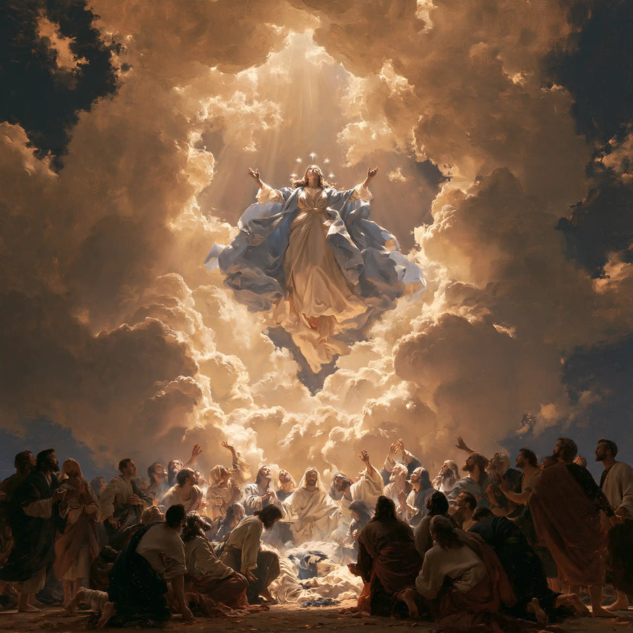 The Assumption of Mary - Assumption with the Apostles · Square n° 1