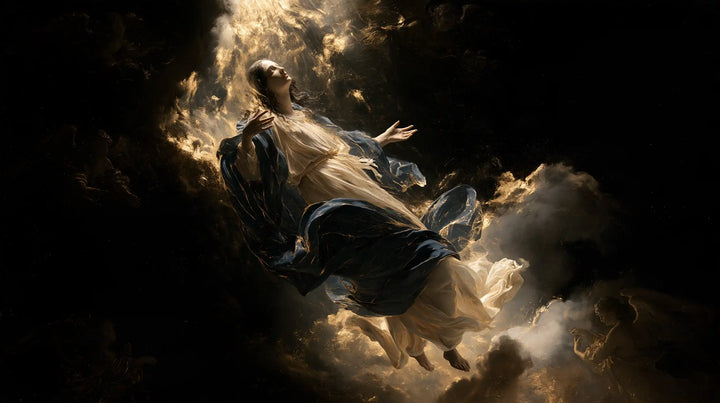 The Assumption of Mary - Black and Gold · Landscape n° 9