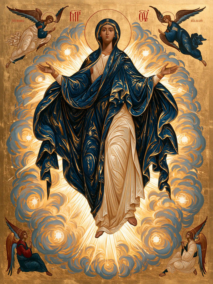 The Assumption of Mary - Contemporary Byzantine · Portrait n° 9
