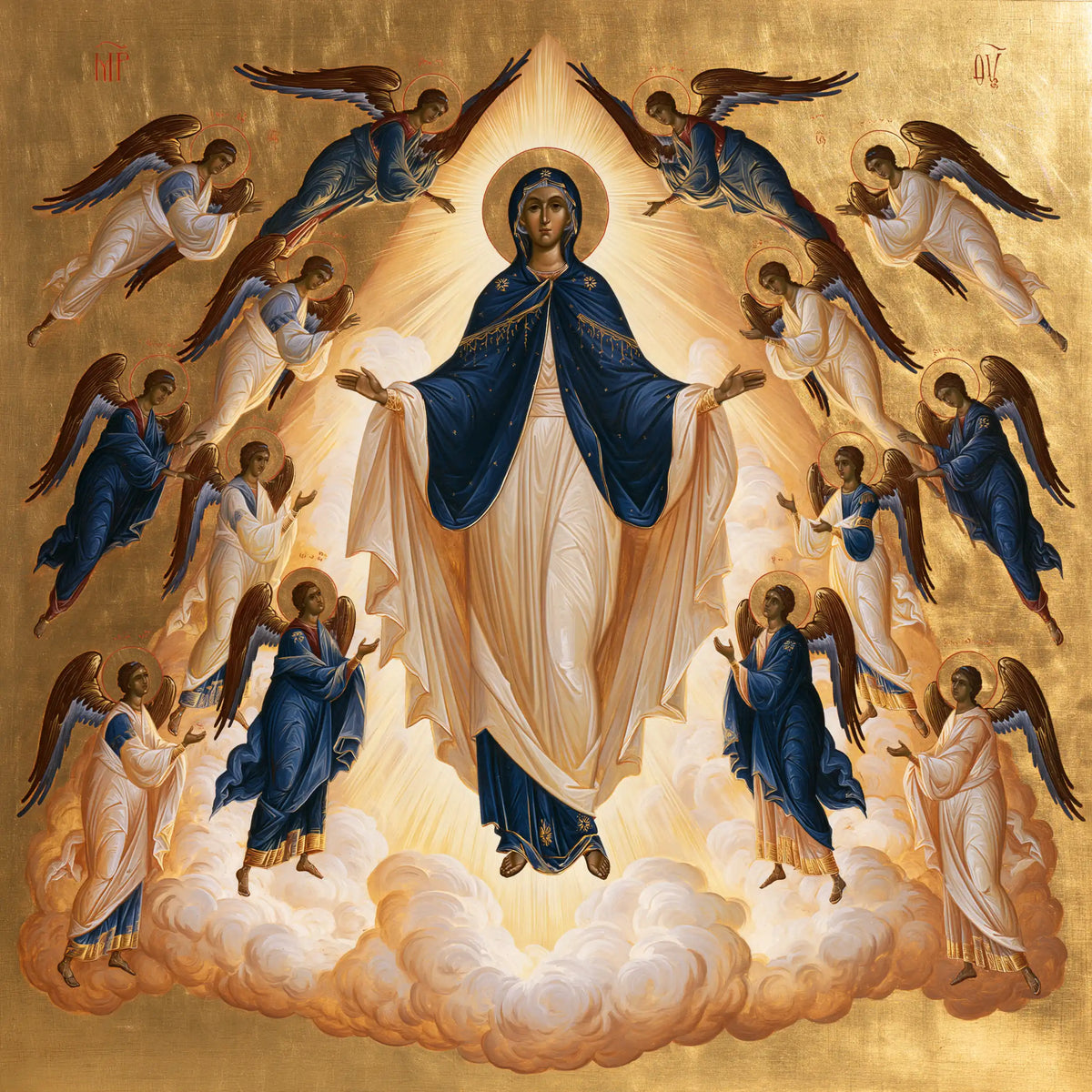 The Assumption of Mary - Contemporary Byzantine · Square n° 3