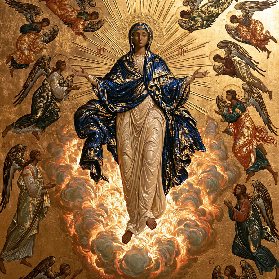 The Assumption of Mary - Contemporary Byzantine · Square n° 4