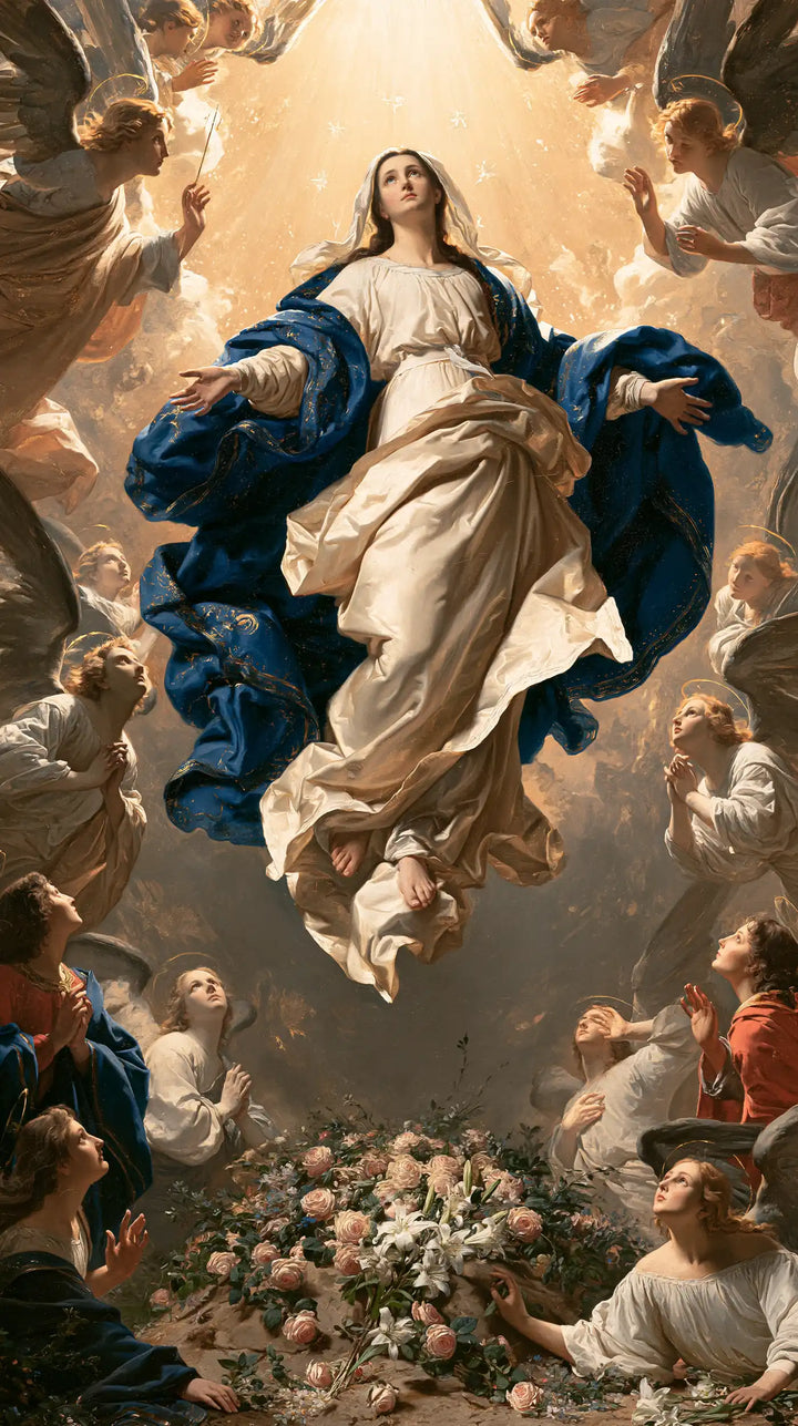 The Assumption of Mary - Assumption with a Flower-Filled Tomb · Portrait n° 3