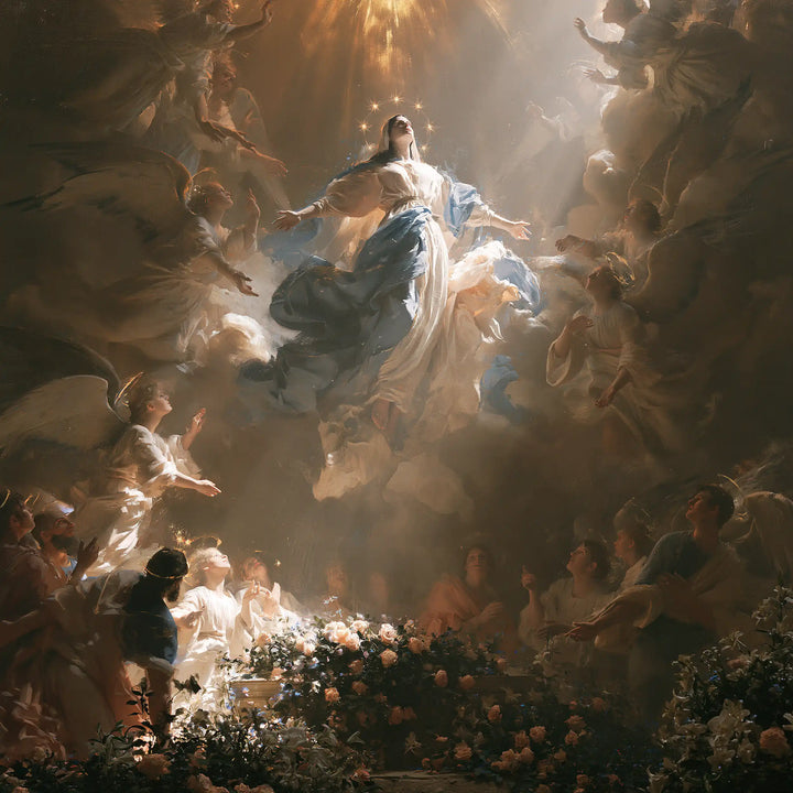 The Assumption of Mary - Assumption with a Flower-Filled Tomb · Square n° 5
