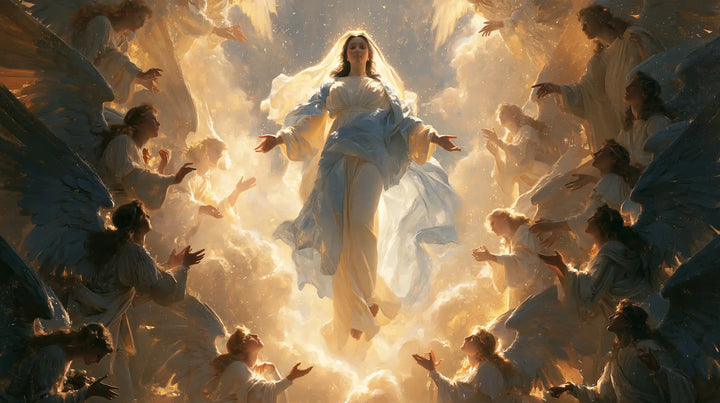 The Assumption of Mary — The Robe Suffused with Daylight