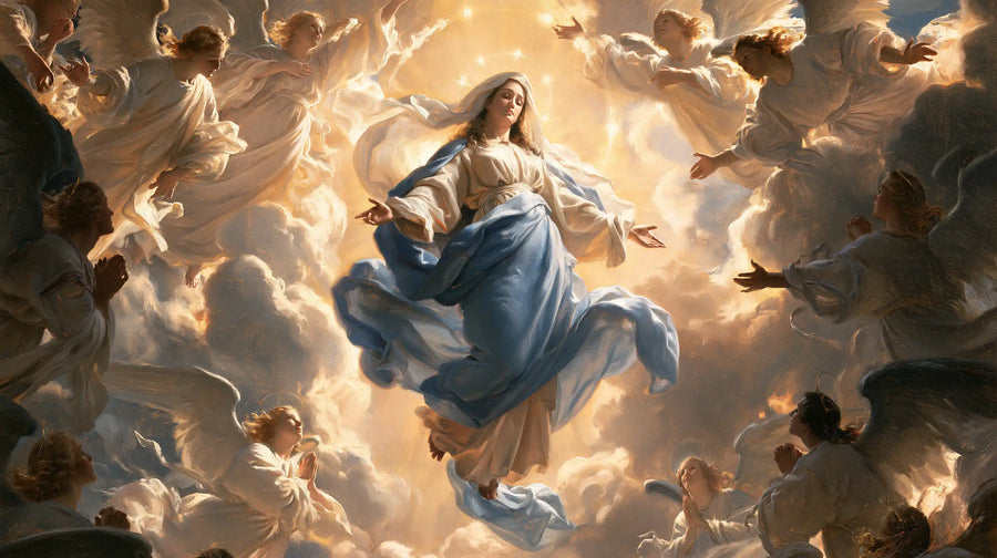 The Assumption of Mary - Mary Welcomed into Heaven · Landscape n° 12