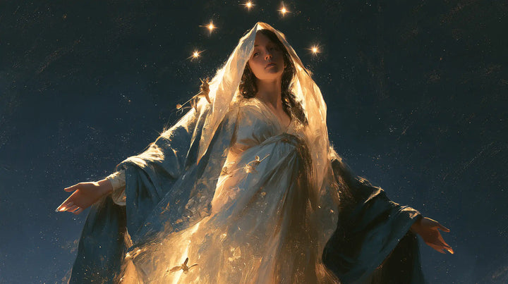 The Assumption of Mary - Midnight Blue Chiaroscuro · Landscape n° 7