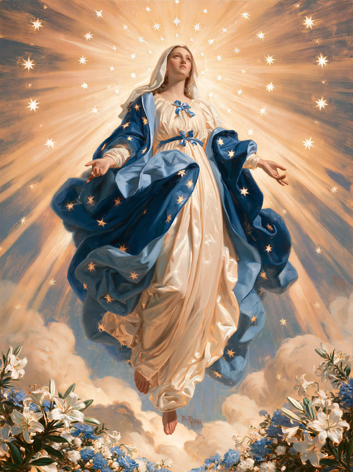 The Assumption of Mary — The Blue Ribbons of the Rose Sky