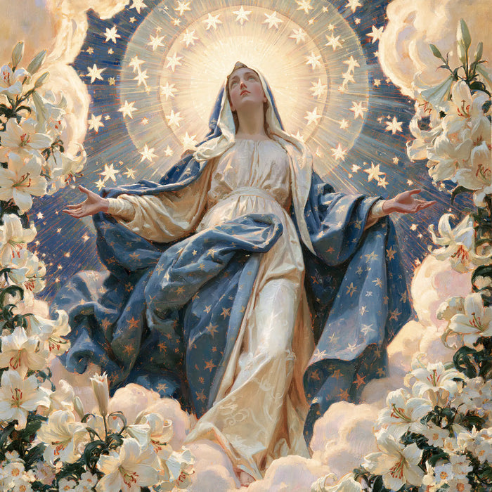 The Assumption of Mary — The Halo of Hanging Gardens