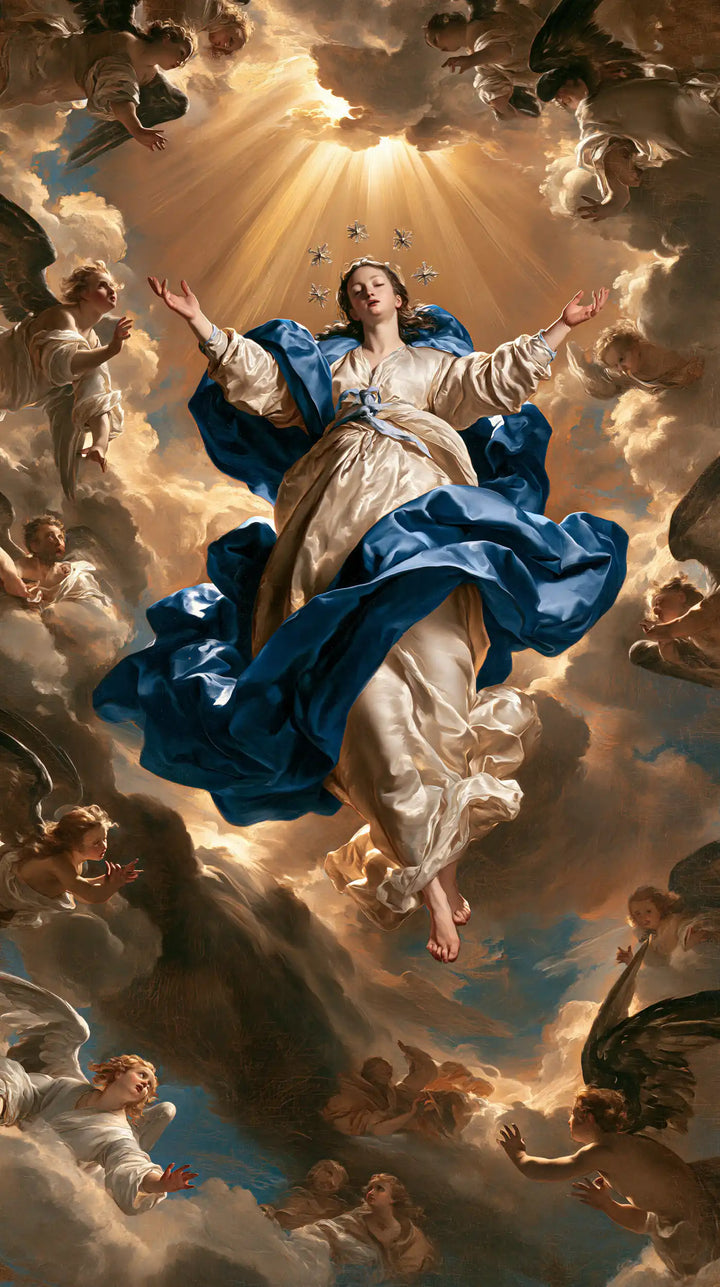 The Assumption of Mary — The Ascent Through the Golden Passage