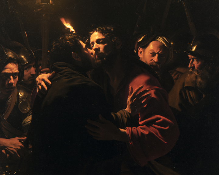 The Betrayal of Judas — The Red Mantle in the Armed Night