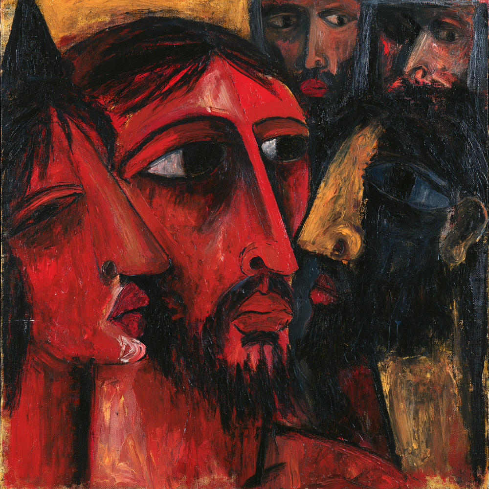 Der Verrat des Judas - Expressionist · Carré n° 2 - Christliche Kunst
