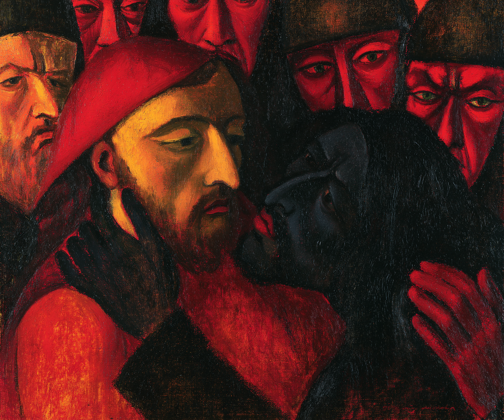 Der Verrat des Judas - Expressionist · Landschaft n° 1 - Christliche Kunst
