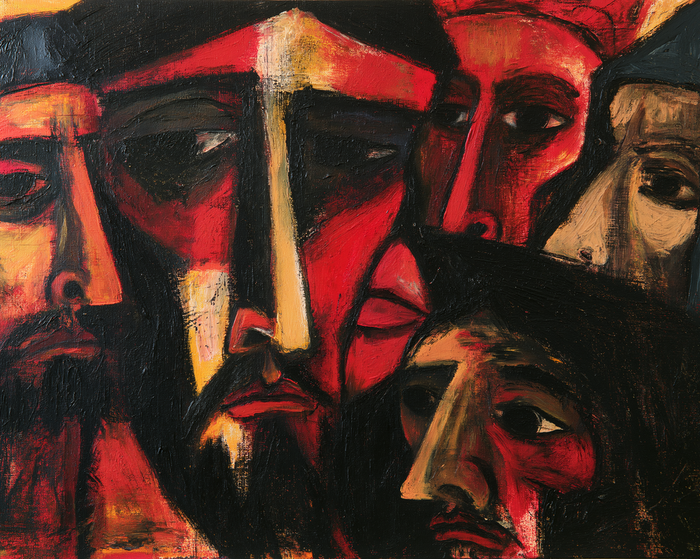 Der Verrat des Judas - Expressionist · Landschaft n° 3 - Christliche Kunst