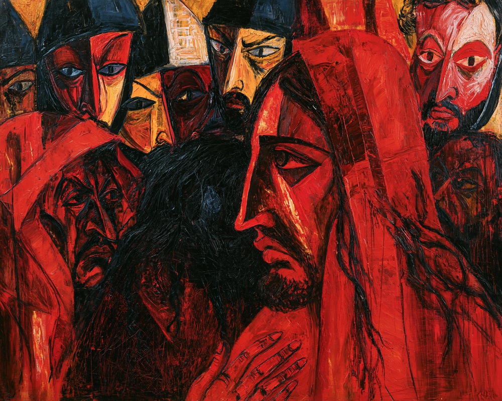 Der Verrat des Judas - Expressionist · Landschaft n° 4 - Christliche Kunst