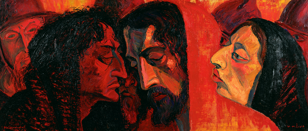 Der Verrat des Judas - Expressionist · Landschaft n° 6 - Christliche Kunst
