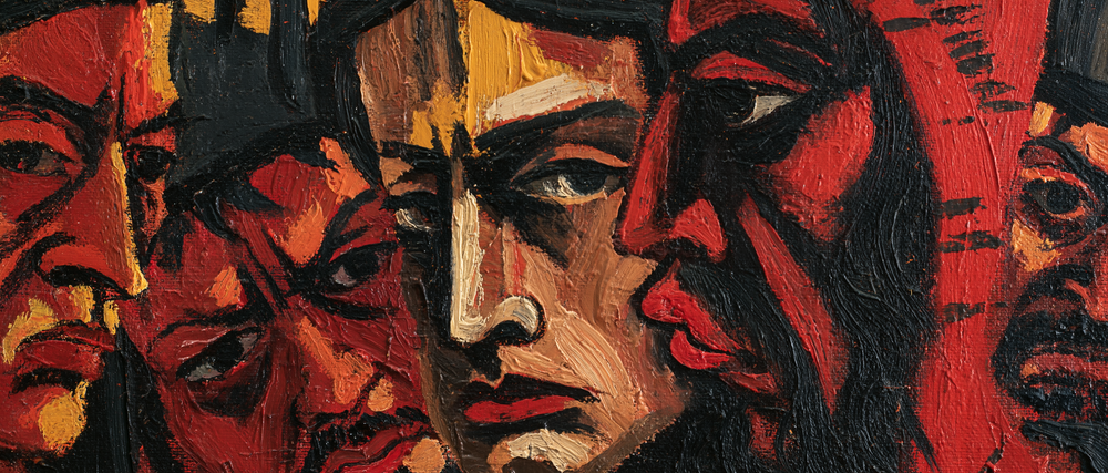 Der Verrat des Judas - Expressionist · Landschaft n° 7 - Christliche Kunst