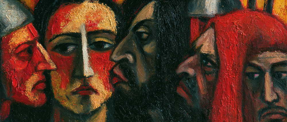 Der Verrat des Judas - Expressionist · Landschaft n° 8 - Christliche Kunst