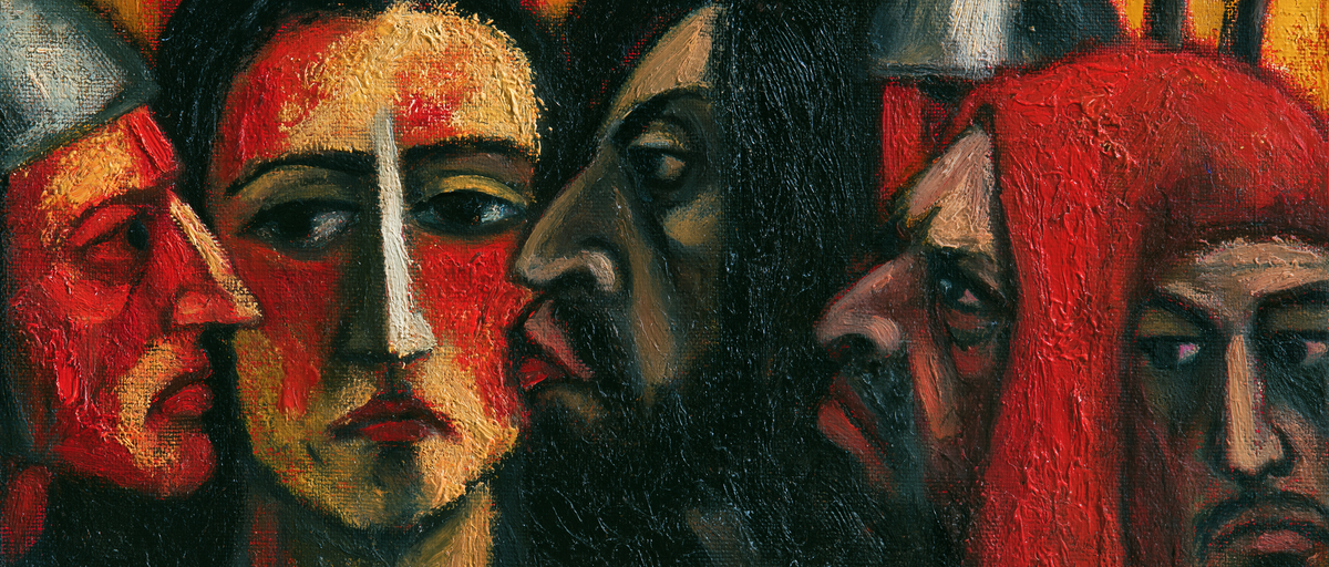 Der Verrat des Judas - Expressionist · Landschaft n° 8 - Christliche Kunst