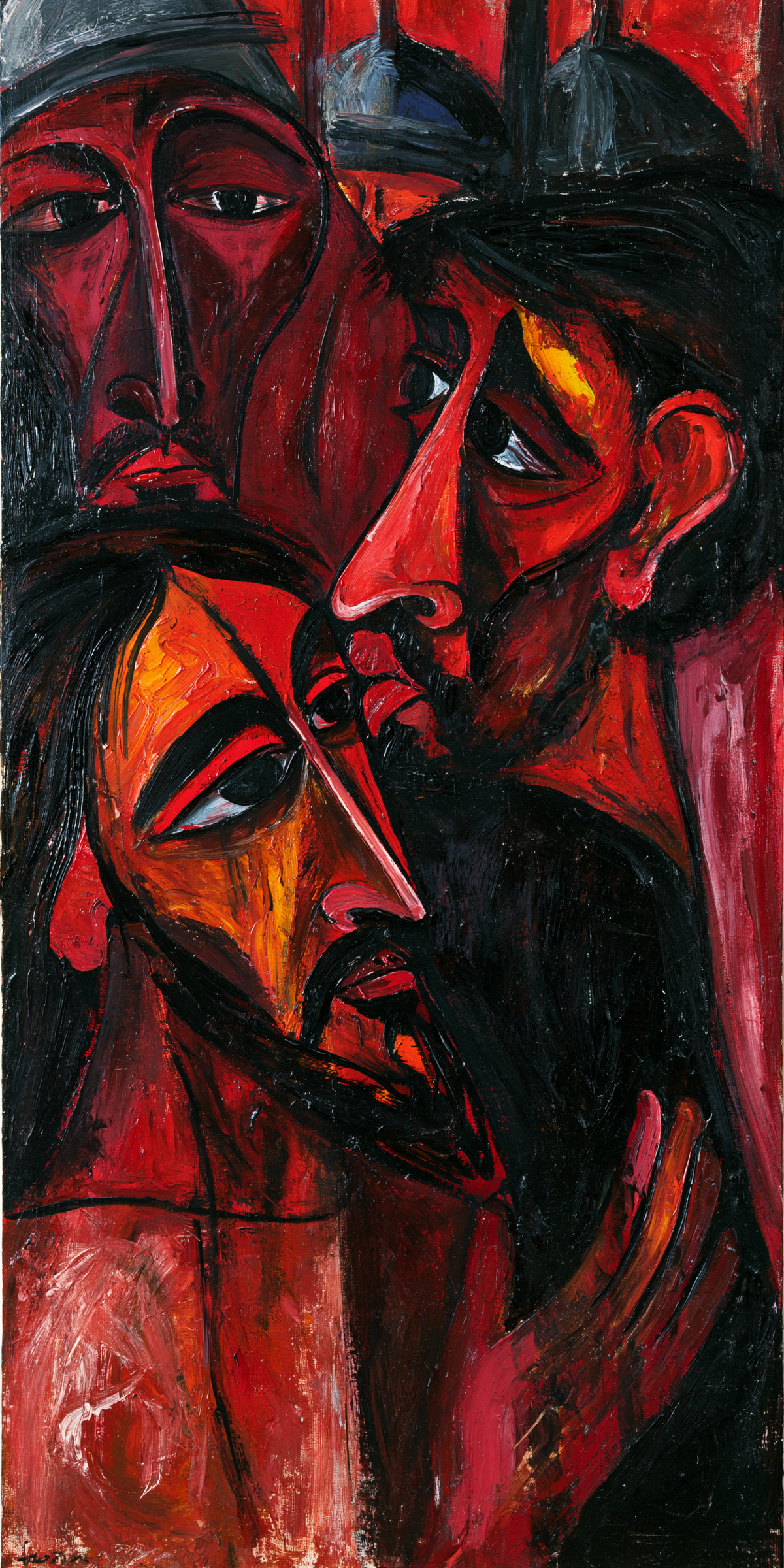 Der Verrat des Judas - Expressionist · Porträt n° 3 - Christliche Kunst