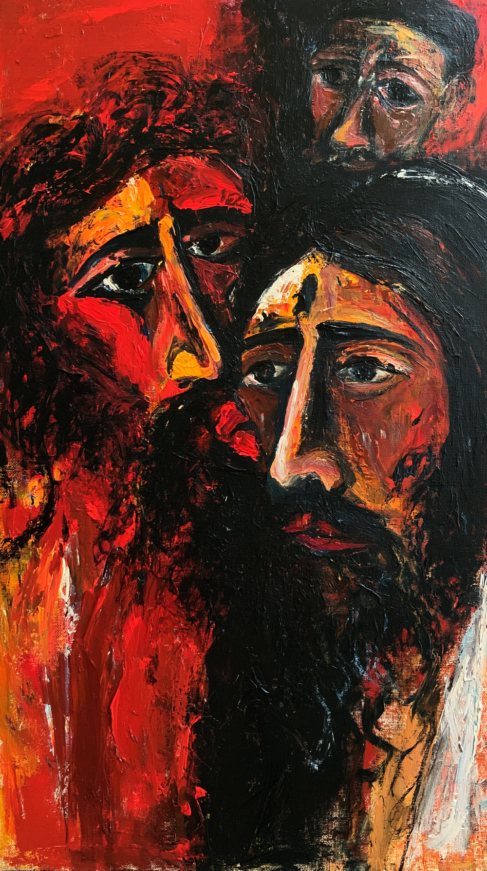 Der Verrat des Judas - Expressionist · Porträt n° 4 - Christliche Kunst