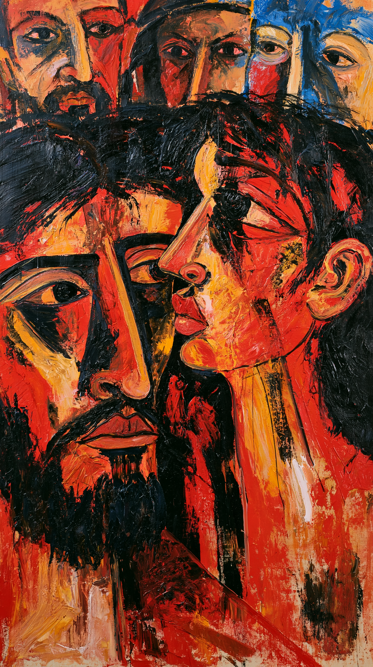 The Betrayal of Judas - Expressionist · Portrait n° 5 — aperçu de la finition sélectionnée