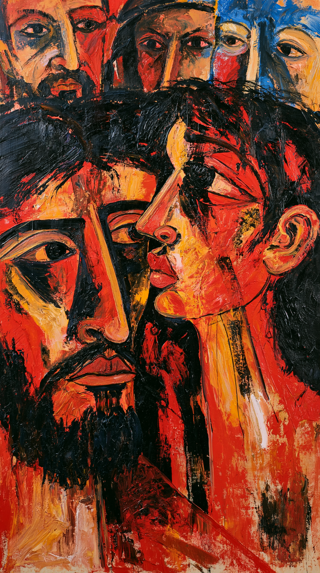 Der Verrat des Judas - Expressionist · Porträt n° 5