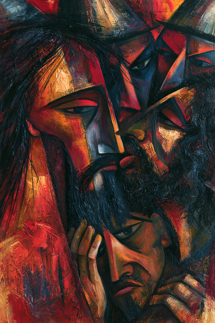 Der Verrat des Judas - Expressionist · Porträt n° 6