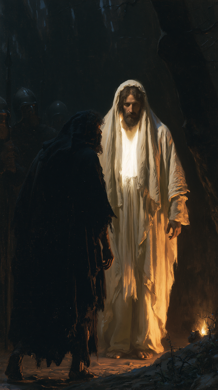 Der Verrat des Judas - Göttliches Licht · Porträt n° 2