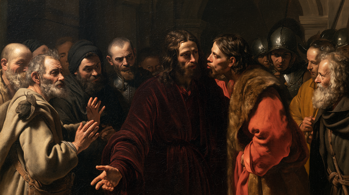 Der Verrat des Judas - Rot des Opfers · Landschaft n° 5