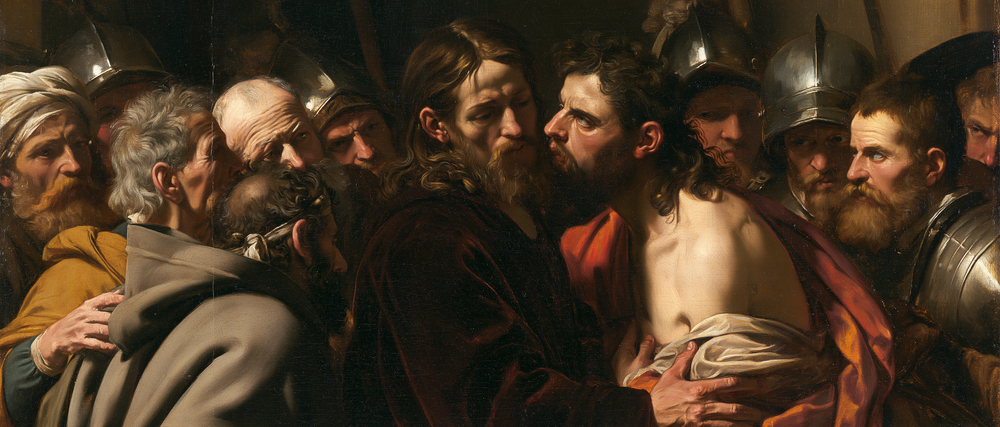 Der Verrat des Judas - Opferrot · Landschaft n° 6 - Christliche Kunst