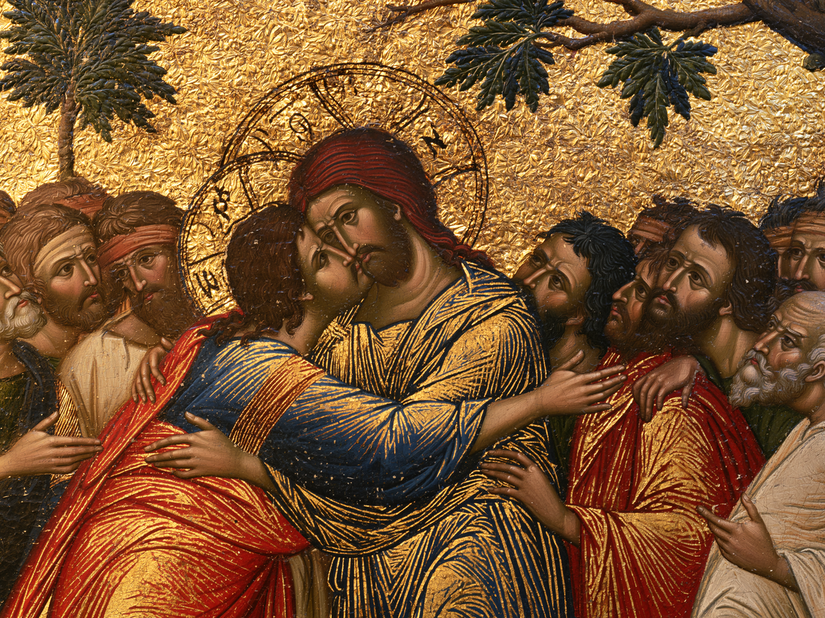 Der Verrat des Judas - Heilig Golden · Landschaft n° 6 - Christliche Kunst