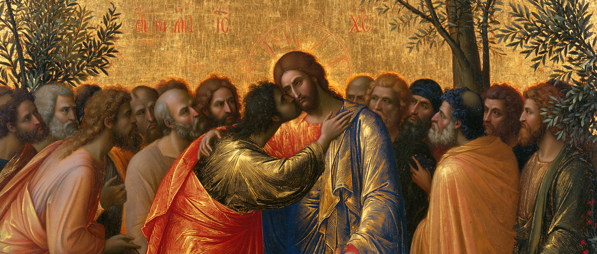 Der Verrat des Judas - Heiliges Goldenes · Landschaft n° 9 - Christliche Kunst