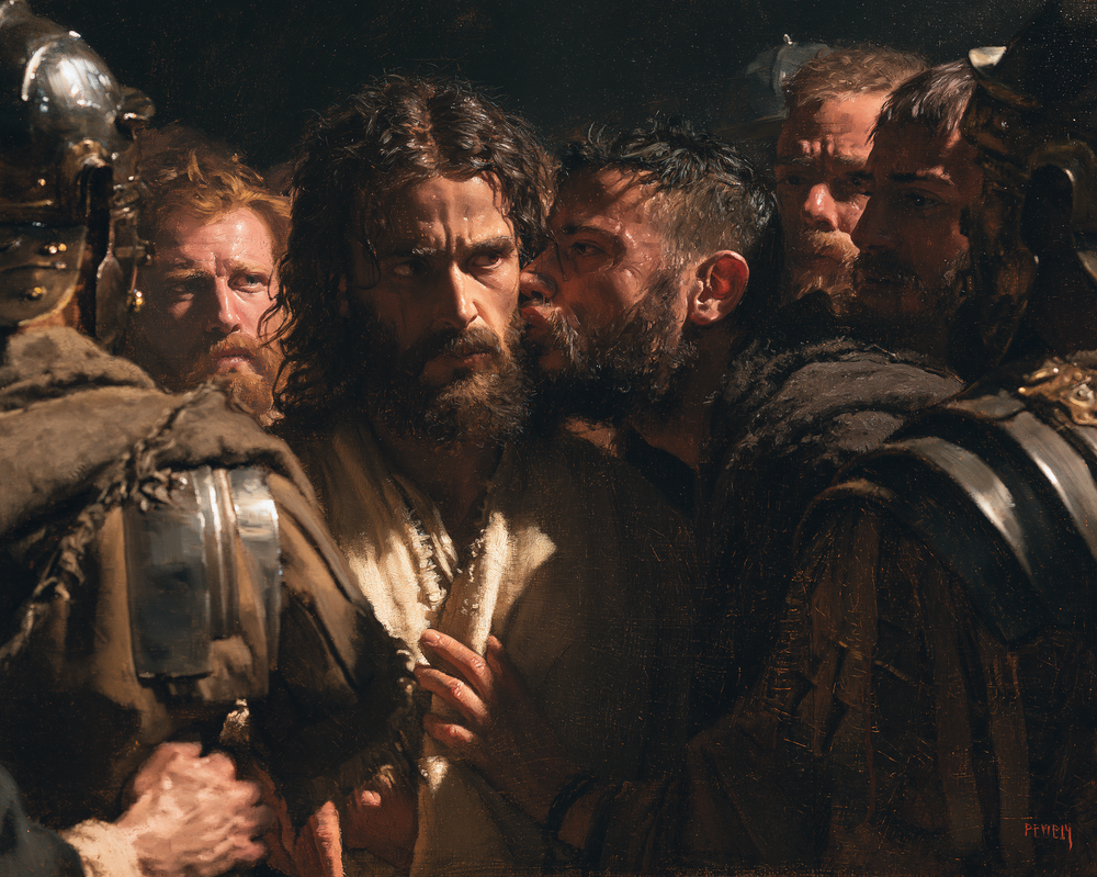 Der Verrat des Judas - Heilige Stille · Landschaft n° 2 - Christliche Kunst