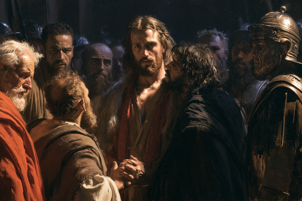 Der Verrat des Judas - Heilige Stille · Landschaft n° 4 - Christliche Kunst